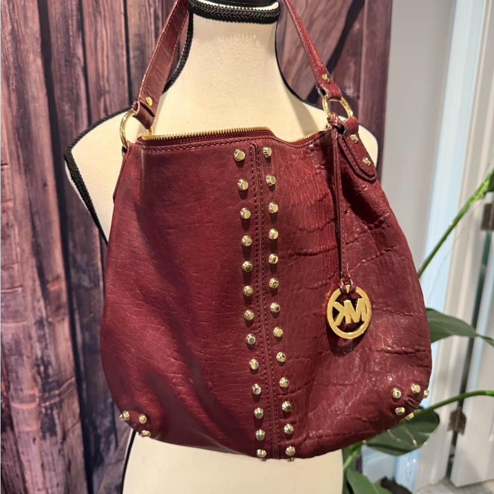 Beautiful Soft Michael Kors Leather Studded Tote Bag
